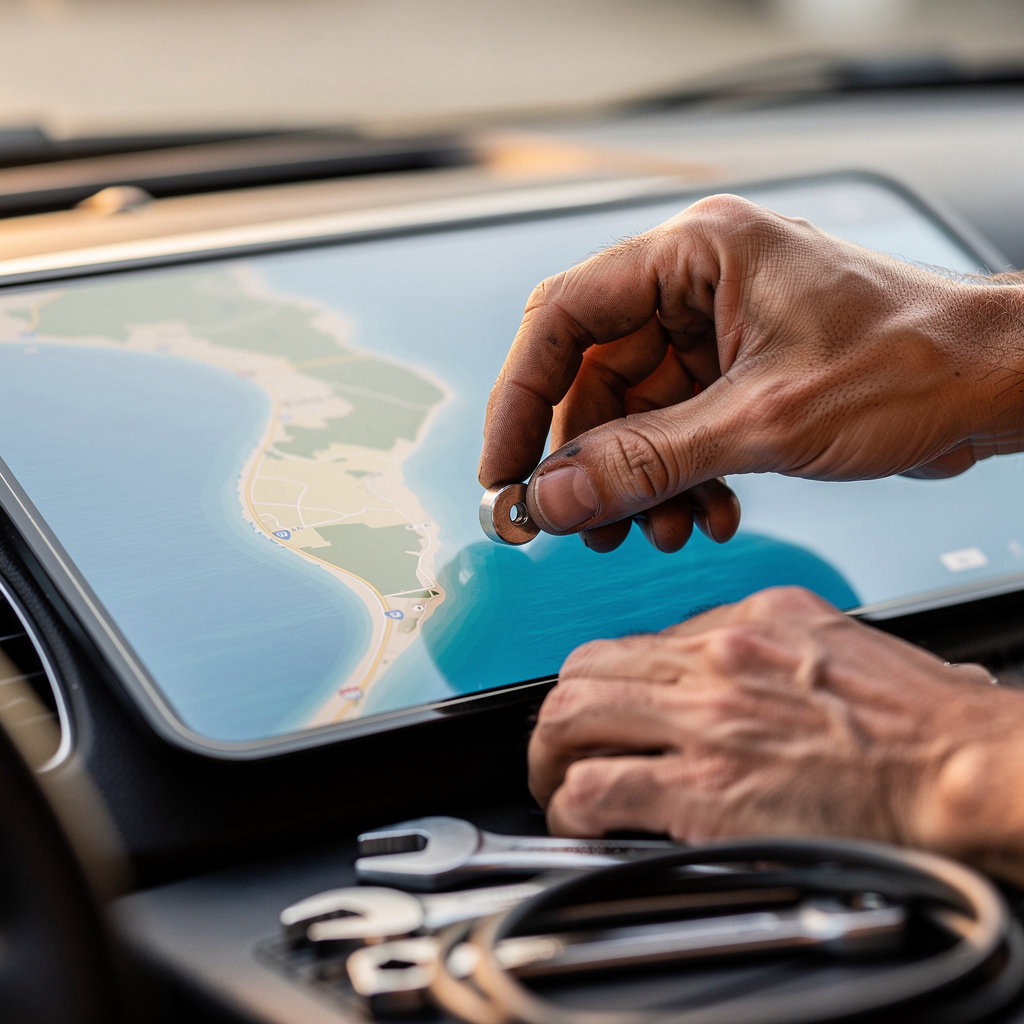 Eazi Mobile Mechanic SB service area map covering Santa Barbara, Goleta, and Carpinteria for mobile auto repair